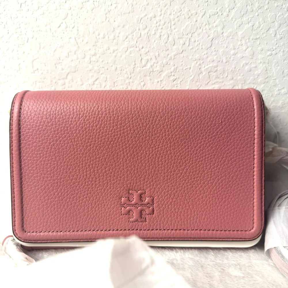 Tory Burch Pink Leather Crossbody Bag - Picture 10 of 12